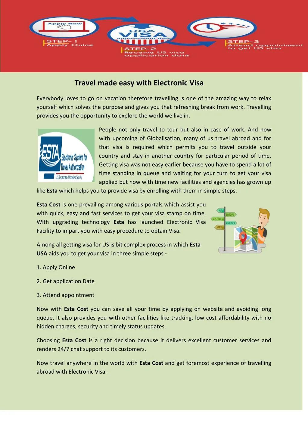 travel made easy with electronic visa