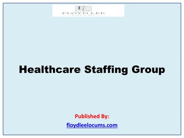Healthcare Staffing Group