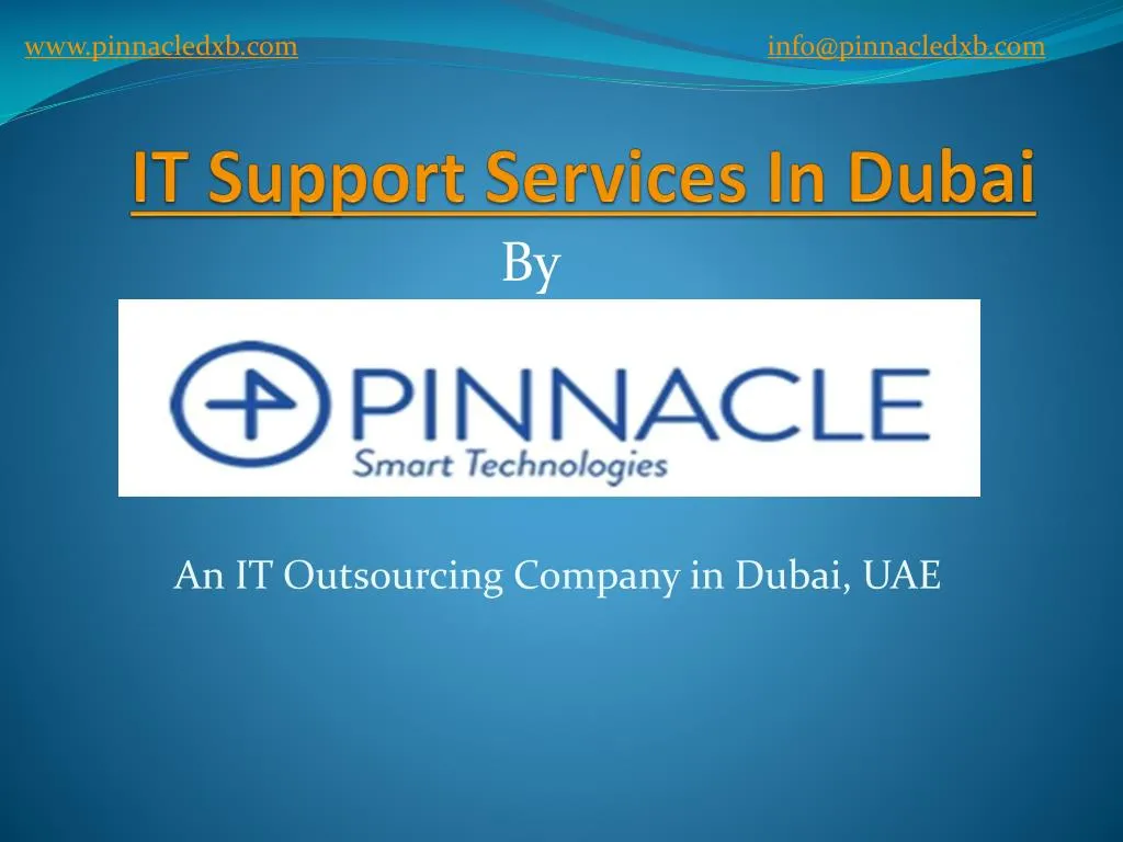 it support services in dubai