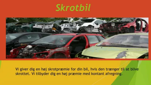 Skrotbil - skrotservice.dk