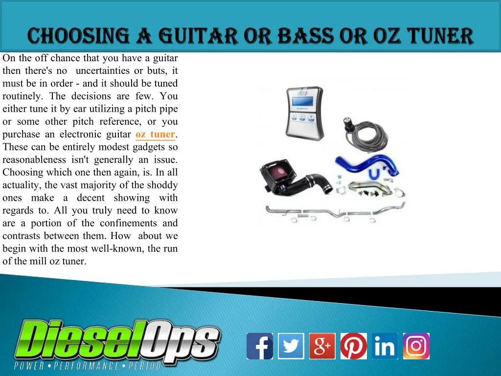choosing a guitar or bass or oz tuner