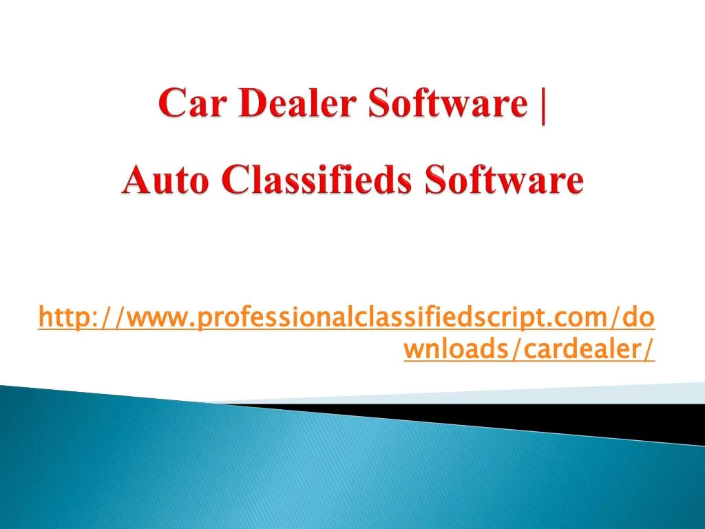 car dealer software auto classifieds software