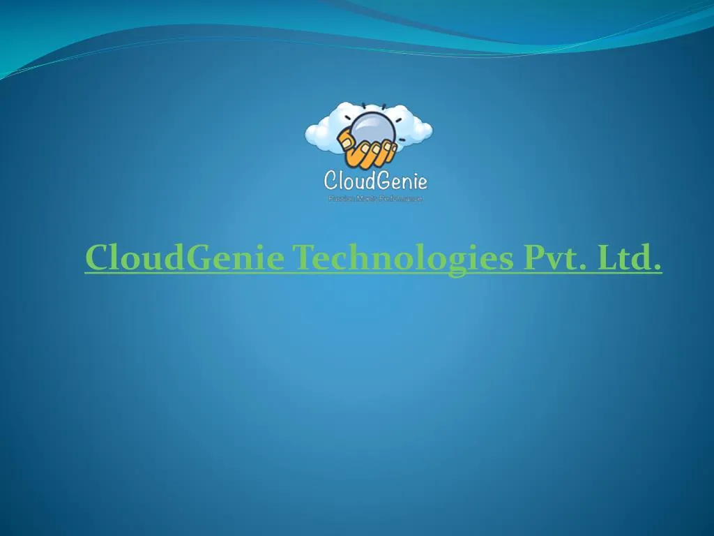 cloudgenie technologies pvt ltd