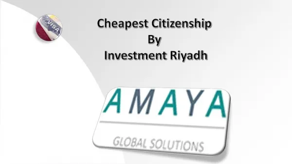 Cheapest citizenship by investment riyadh