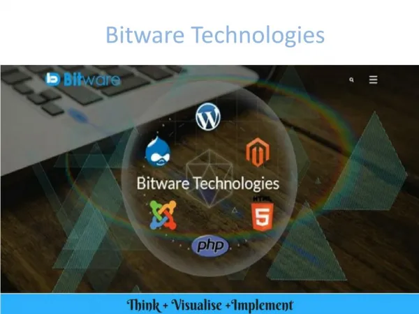 Bitware Technologies | A Fast Growing IT Company | PDF