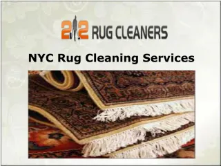 Manhattan Service for Carpet Cleaning - slide 1