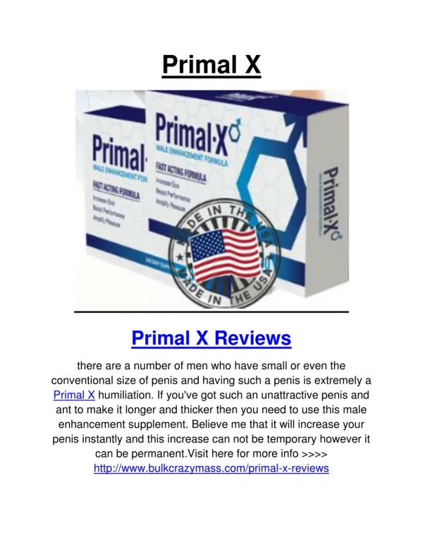 Primal X Reviews, Price and Free Trial