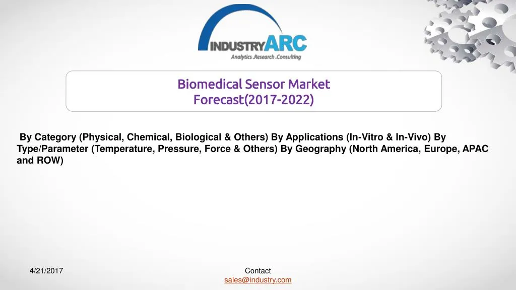 biomedical sensor market forecast 2017 2022