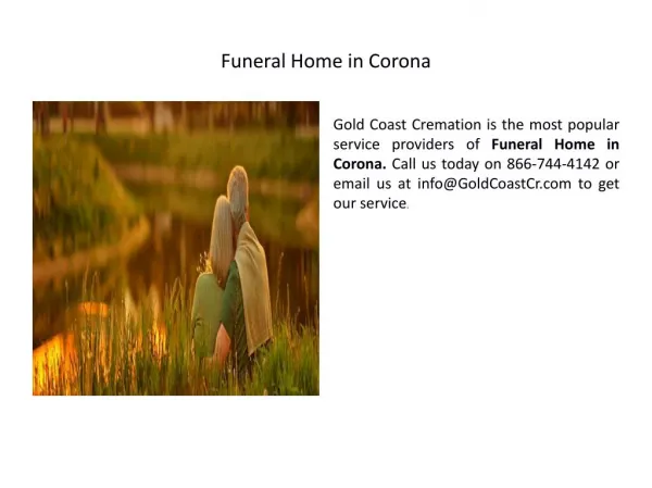 Corona Cremation