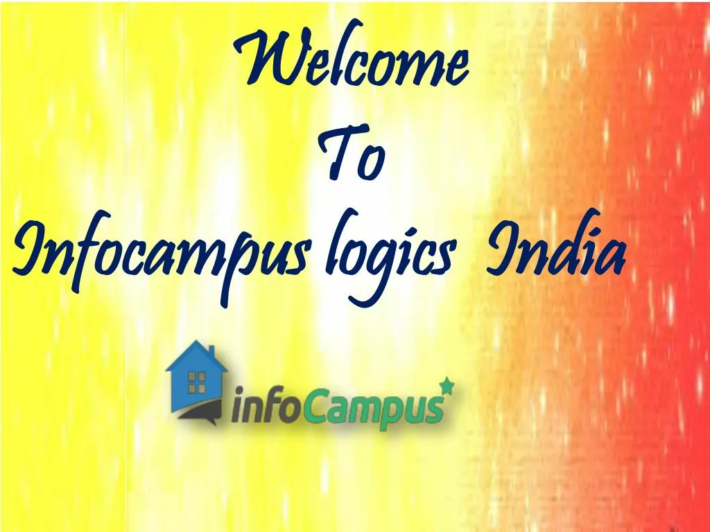 wel welcome come to to ocampus logics cs i indi