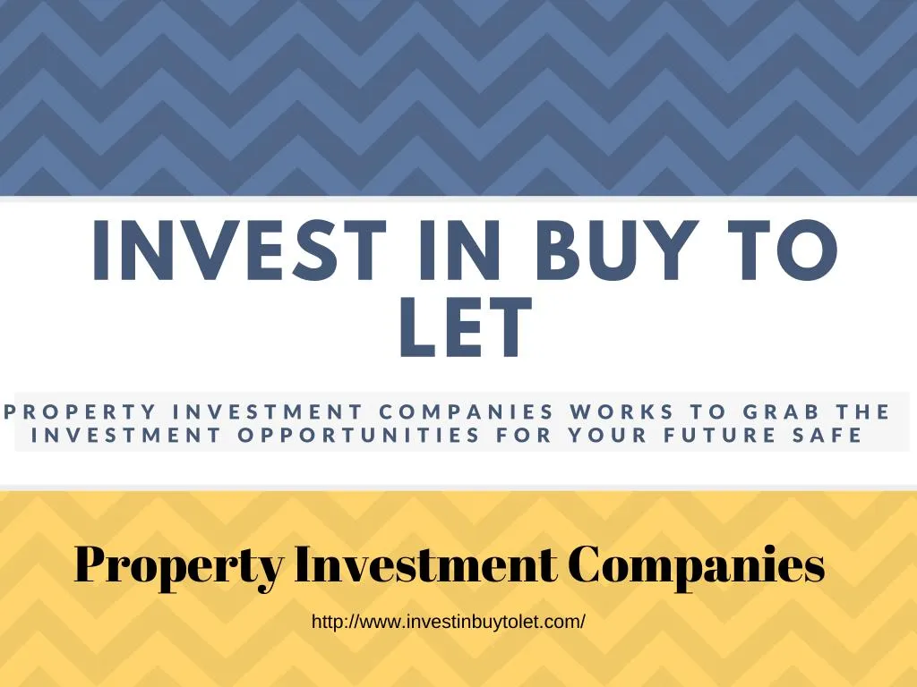 invest in buy to let