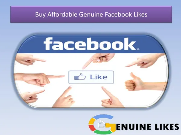 Buy Affordable Facebook Likes