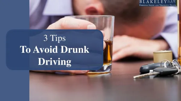 3 Ways To Avoid Drunk Driving