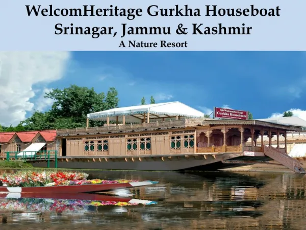 WelcomHeritage Gurkha Houseboat