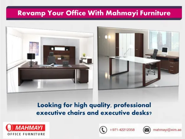 Revamp Your Office with Executive Office Chairs