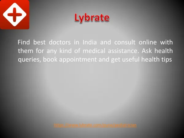 Pediatrician in Pune | Lybrate