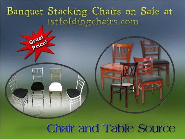 Banquet Stacking Chairs on Sale at 1stfoldingchairs.com