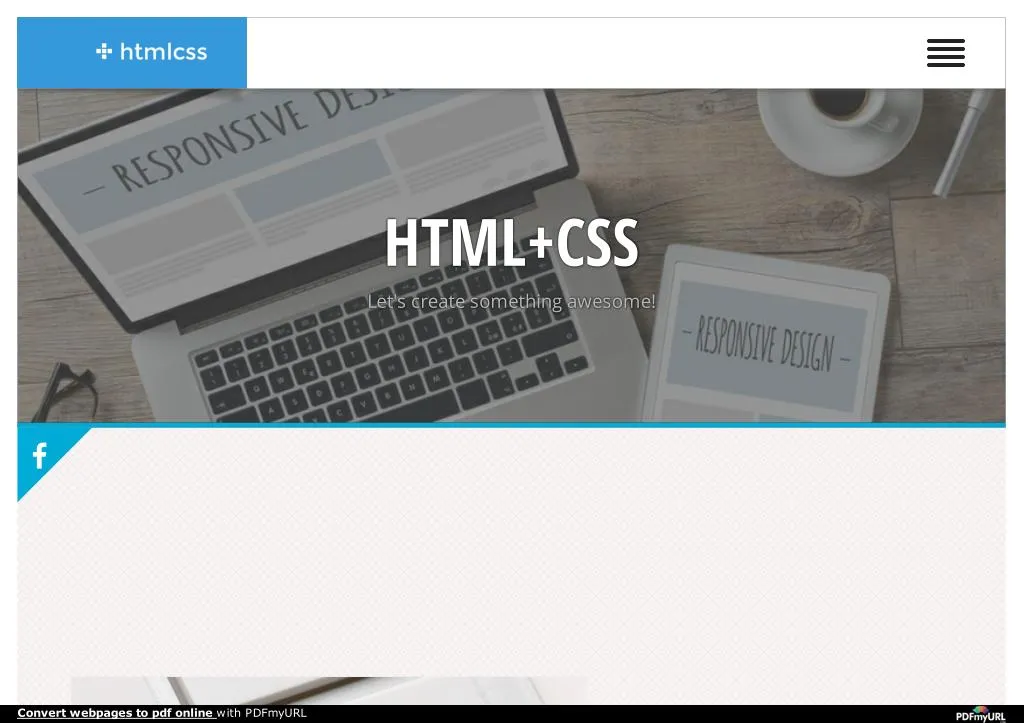 html css let s create something awesome