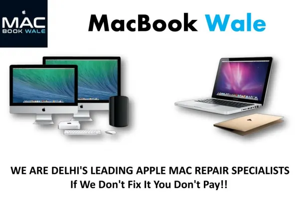 iMac screen repair in delhi - MacBook Wale