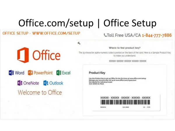 www.Office.com/setup Enter Key | Office Setup 1-844-777-7886