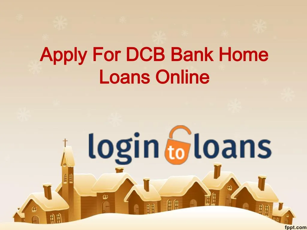 apply for dcb bank home loans online