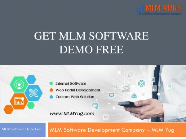 Get Free MLM Software Demo