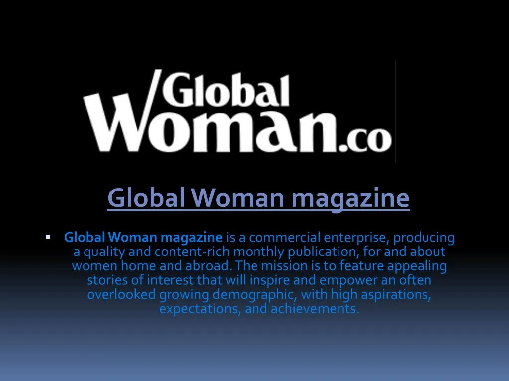 global woman magazine