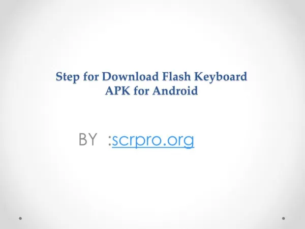 How to Flash Keyboard APP Download for PC and Android
