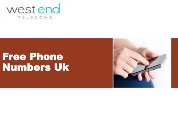 Buy your own local Free Phone Numbers Uk