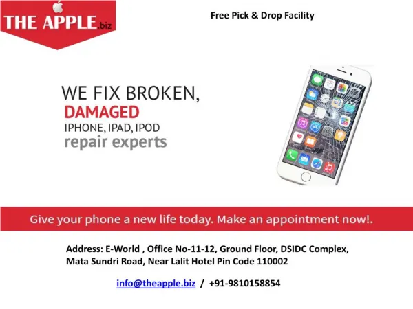 iphone repair services in delhi - TheApple.Biz