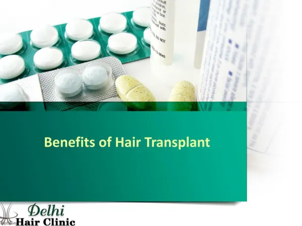 Benefits of doing Hair transplant