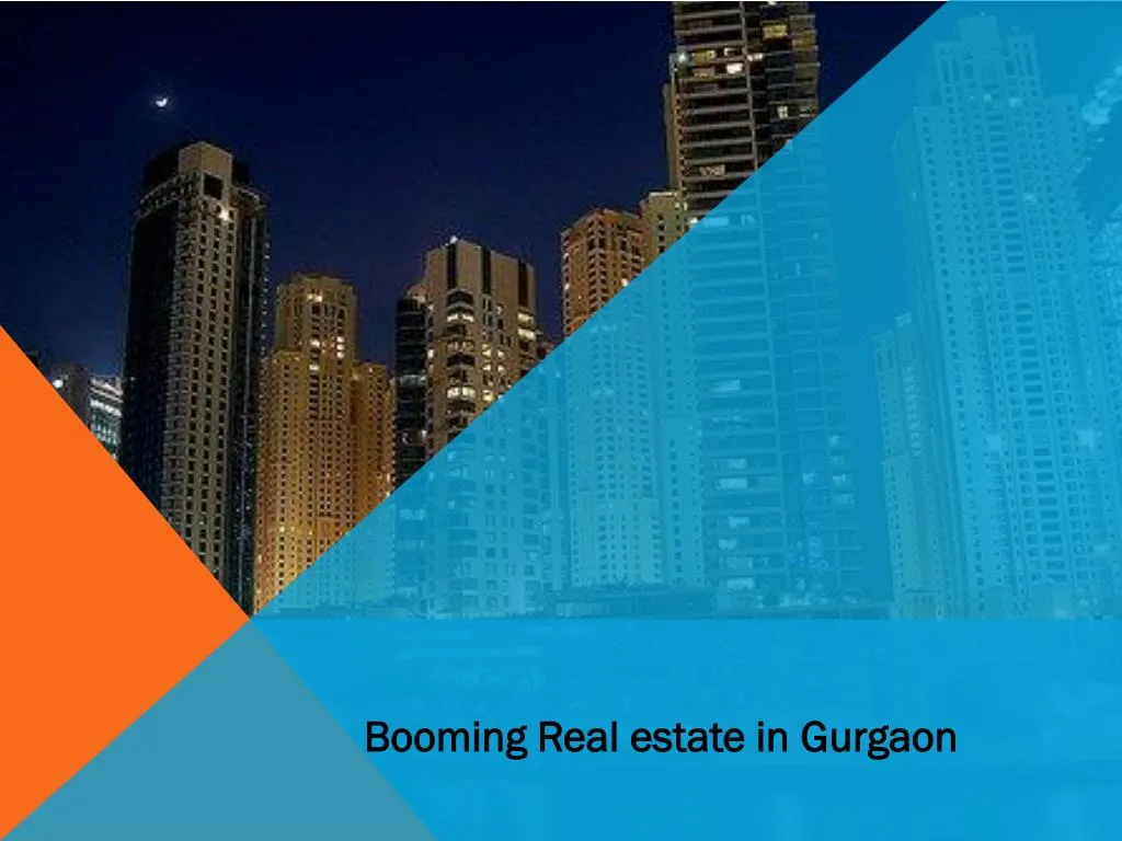 booming real estate in gurgaon