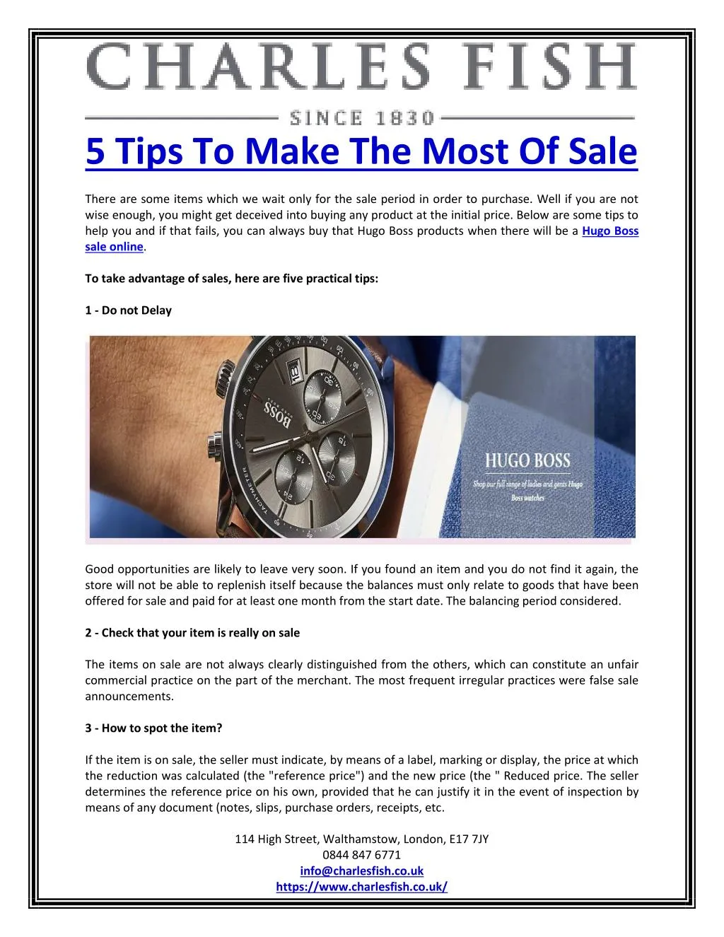 5 tips to make the most of sale there are some