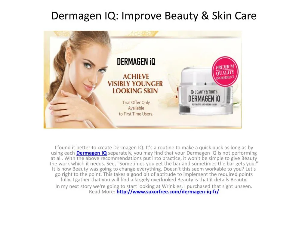 dermagen iq improve beauty skin care