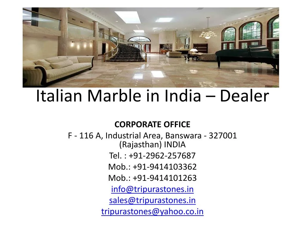 italian marble in india dealer