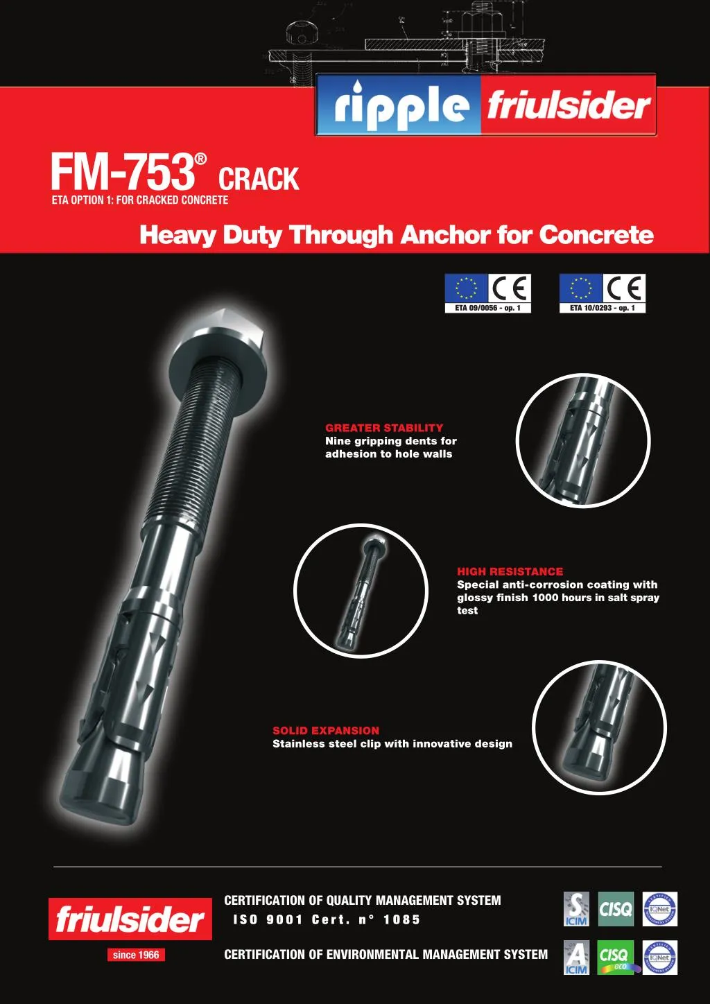 fm 753 eta option 1 for cracked concrete