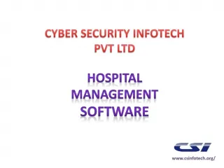 Hospital Management Software - slide 1