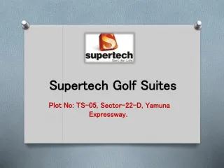 Supertech Golf Suites Studio Apartments at Yamuna Expressway - slide 1