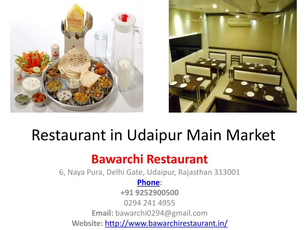 restaurant in udaipur main market