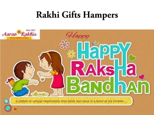 Rakhi Gifts Hampers Online
