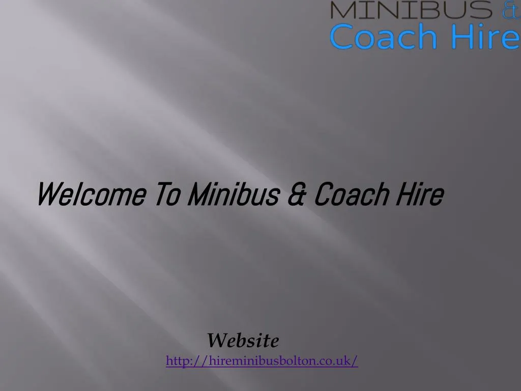 welcome to minibus coach hire