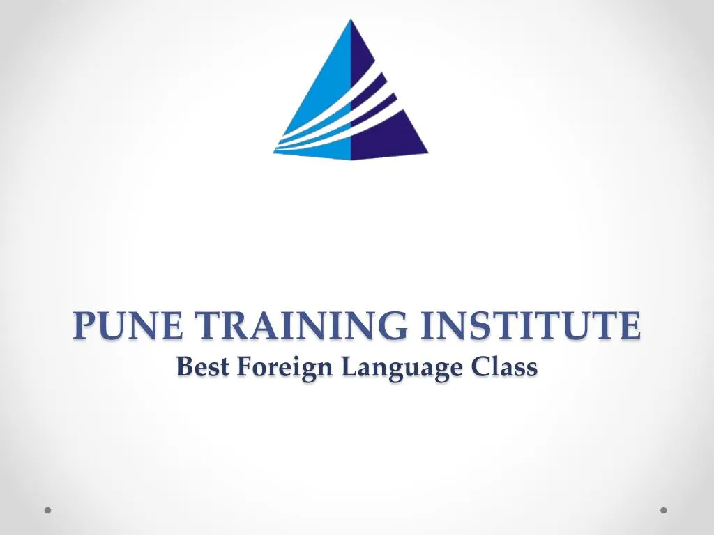 pune training institute best foreign language class