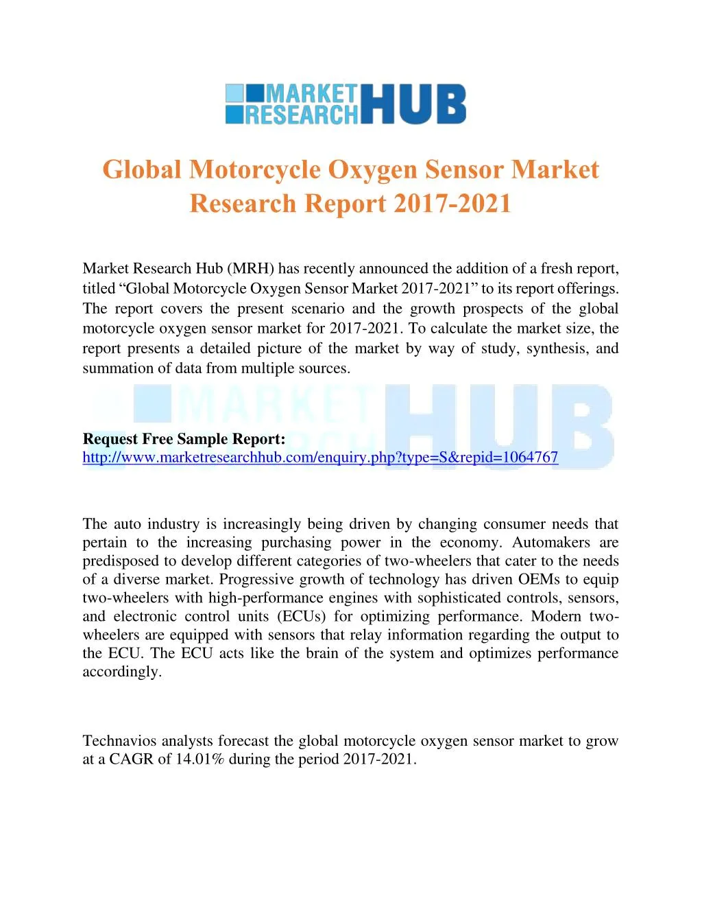 global motorcycle oxygen sensor market research