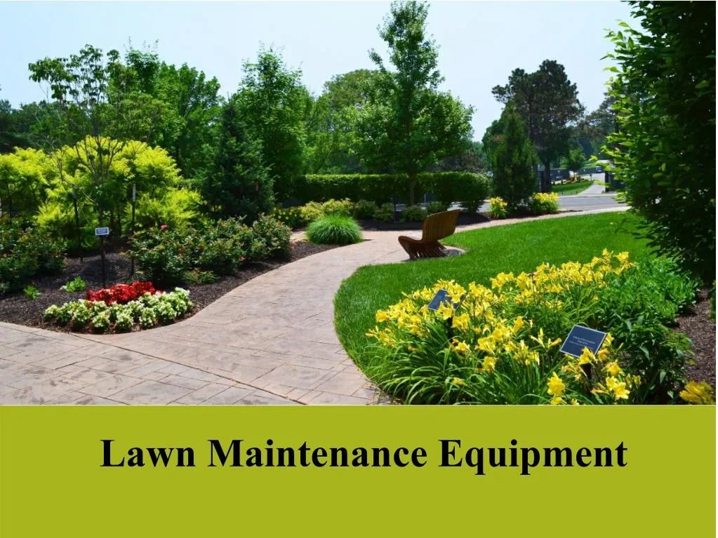 lawn maintenance equipment