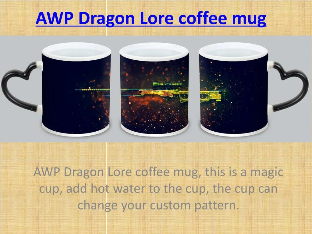 awp dragon lore coffee mug