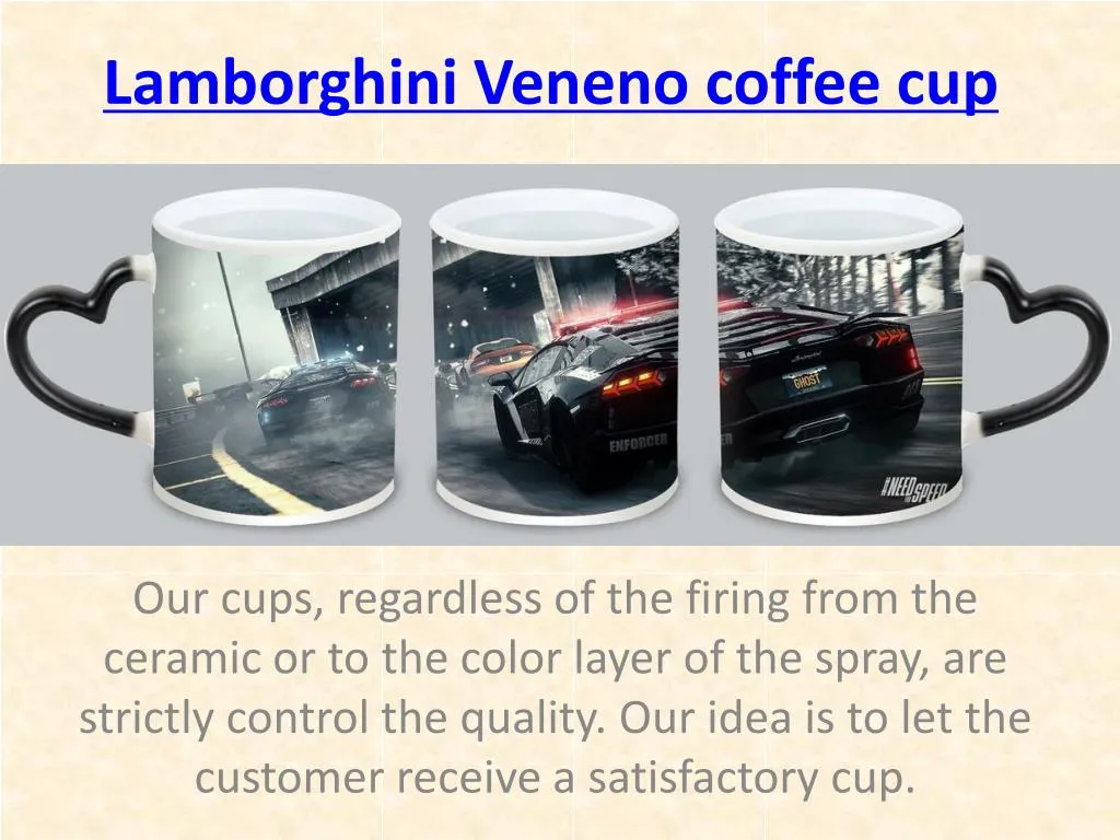 lamborghini veneno coffee cup