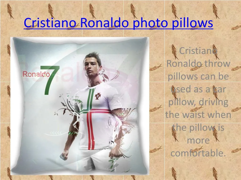 cristiano ronaldo photo pillows