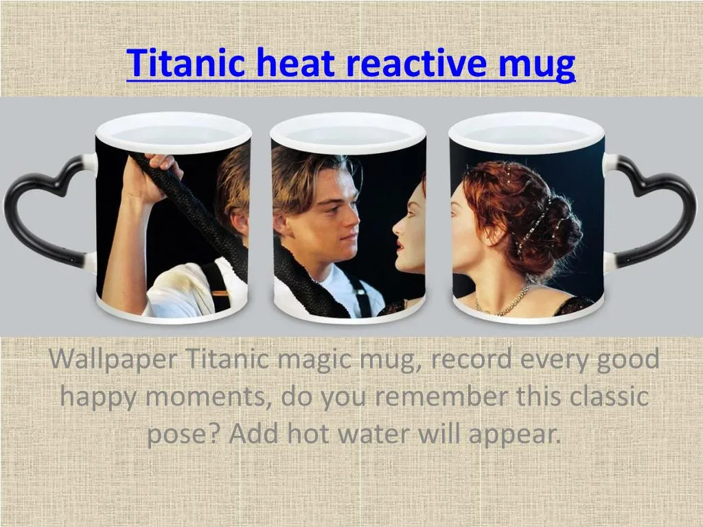 titanic heat reactive mug