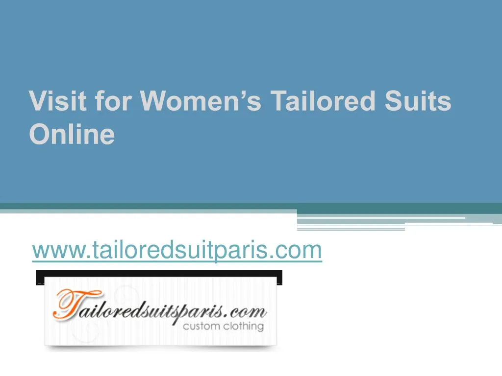 visit for women s tailored suits online