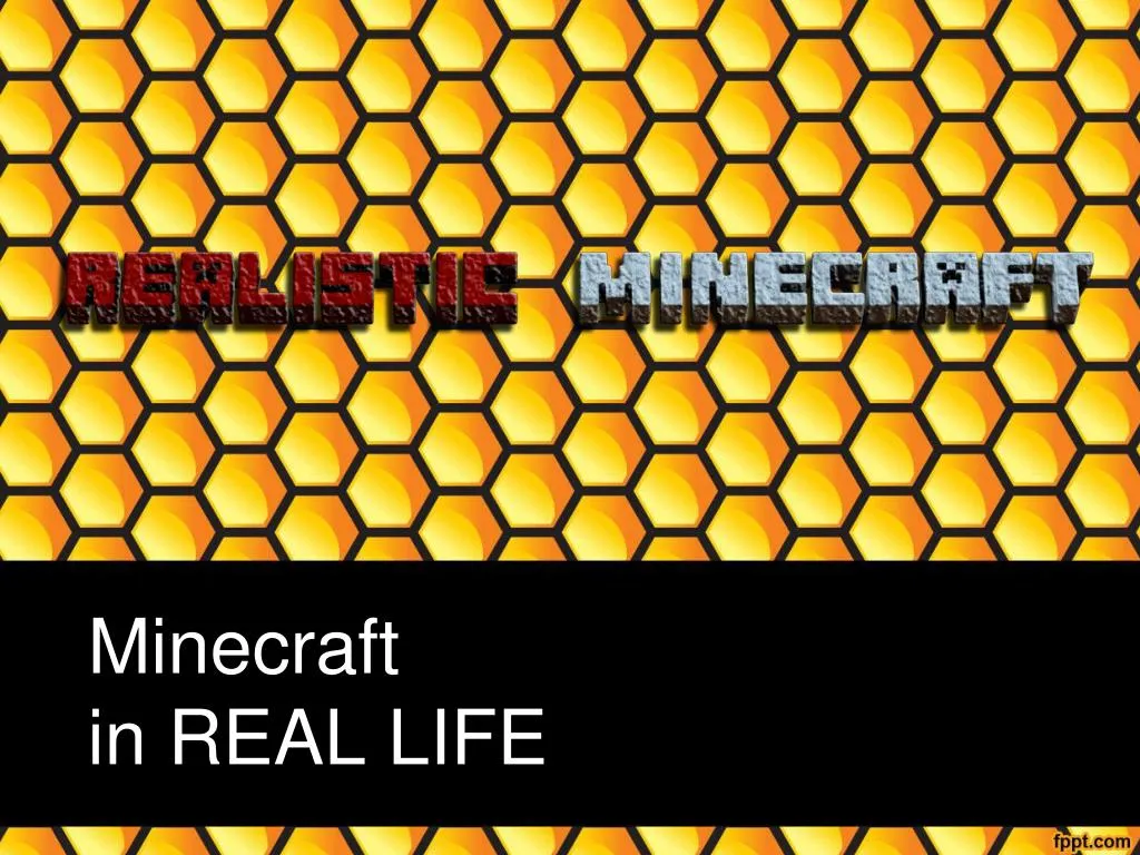 minecraft in real life